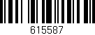 Código de barras (EAN, GTIN, SKU, ISBN): '615587'
