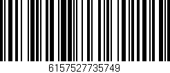 Código de barras (EAN, GTIN, SKU, ISBN): '6157527735749'
