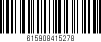 Código de barras (EAN, GTIN, SKU, ISBN): '615908415278'