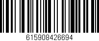 Código de barras (EAN, GTIN, SKU, ISBN): '615908426694'