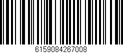 Código de barras (EAN, GTIN, SKU, ISBN): '6159084267008'