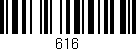 Código de barras (EAN, GTIN, SKU, ISBN): '616'