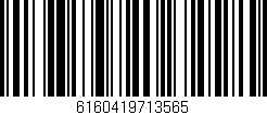Código de barras (EAN, GTIN, SKU, ISBN): '6160419713565'