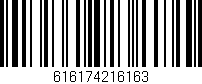 Código de barras (EAN, GTIN, SKU, ISBN): '616174216163'
