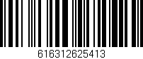 Código de barras (EAN, GTIN, SKU, ISBN): '616312625413'