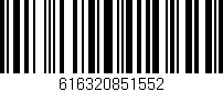 Código de barras (EAN, GTIN, SKU, ISBN): '616320851552'