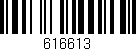 Código de barras (EAN, GTIN, SKU, ISBN): '616613'