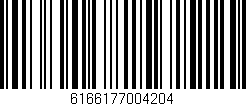 Código de barras (EAN, GTIN, SKU, ISBN): '6166177004204'