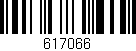 Código de barras (EAN, GTIN, SKU, ISBN): '617066'