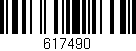 Código de barras (EAN, GTIN, SKU, ISBN): '617490'