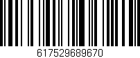 Código de barras (EAN, GTIN, SKU, ISBN): '617529689670'