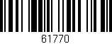 Código de barras (EAN, GTIN, SKU, ISBN): '61770'