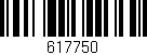 Código de barras (EAN, GTIN, SKU, ISBN): '617750'
