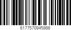 Código de barras (EAN, GTIN, SKU, ISBN): '6177570945988'