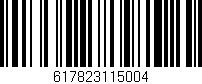 Código de barras (EAN, GTIN, SKU, ISBN): '617823115004'