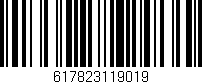 Código de barras (EAN, GTIN, SKU, ISBN): '617823119019'