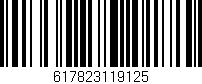 Código de barras (EAN, GTIN, SKU, ISBN): '617823119125'