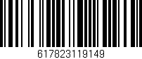Código de barras (EAN, GTIN, SKU, ISBN): '617823119149'