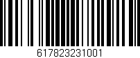 Código de barras (EAN, GTIN, SKU, ISBN): '617823231001'