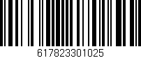 Código de barras (EAN, GTIN, SKU, ISBN): '617823301025'