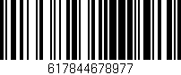 Código de barras (EAN, GTIN, SKU, ISBN): '617844678977'