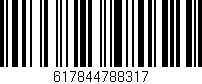 Código de barras (EAN, GTIN, SKU, ISBN): '617844788317'