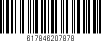 Código de barras (EAN, GTIN, SKU, ISBN): '617846207878'