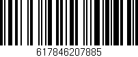Código de barras (EAN, GTIN, SKU, ISBN): '617846207885'