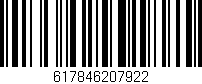 Código de barras (EAN, GTIN, SKU, ISBN): '617846207922'