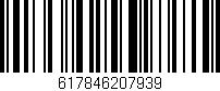 Código de barras (EAN, GTIN, SKU, ISBN): '617846207939'