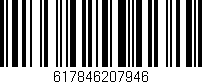 Código de barras (EAN, GTIN, SKU, ISBN): '617846207946'