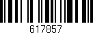 Código de barras (EAN, GTIN, SKU, ISBN): '617857'