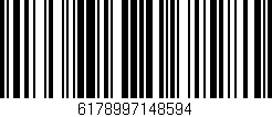 Código de barras (EAN, GTIN, SKU, ISBN): '6178997148594'