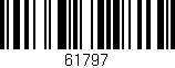 Código de barras (EAN, GTIN, SKU, ISBN): '61797'