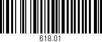 Código de barras (EAN, GTIN, SKU, ISBN): '618.01'