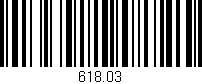 Código de barras (EAN, GTIN, SKU, ISBN): '618.03'