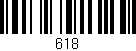 Código de barras (EAN, GTIN, SKU, ISBN): '618'