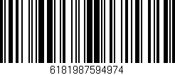 Código de barras (EAN, GTIN, SKU, ISBN): '6181987594974'