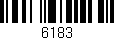 Código de barras (EAN, GTIN, SKU, ISBN): '6183'