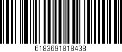 Código de barras (EAN, GTIN, SKU, ISBN): '6183691818438'