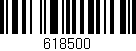 Código de barras (EAN, GTIN, SKU, ISBN): '618500'