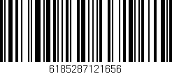 Código de barras (EAN, GTIN, SKU, ISBN): '6185287121656'