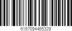 Código de barras (EAN, GTIN, SKU, ISBN): '6187094465329'