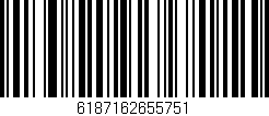 Código de barras (EAN, GTIN, SKU, ISBN): '6187162655751'