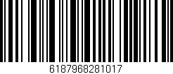 Código de barras (EAN, GTIN, SKU, ISBN): '6187968281017'