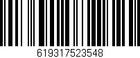 Código de barras (EAN, GTIN, SKU, ISBN): '619317523548'