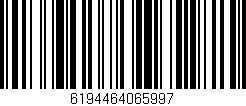 Código de barras (EAN, GTIN, SKU, ISBN): '6194464065997'