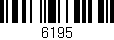 Código de barras (EAN, GTIN, SKU, ISBN): '6195'