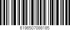 Código de barras (EAN, GTIN, SKU, ISBN): '6196507088185'