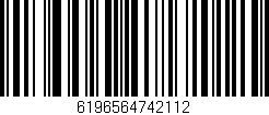 Código de barras (EAN, GTIN, SKU, ISBN): '6196564742112'